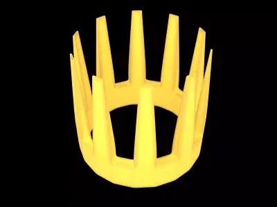 Crown v1 010 Low-poly 3D model