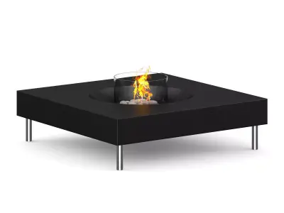 Table Gas Fireplace 2 3D model