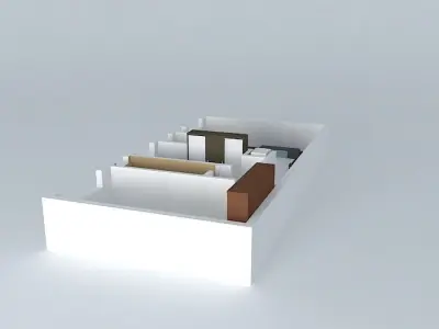 regiane floor plan of apartment Free 3D model