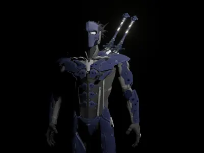 Hunter X humanoid 3D model