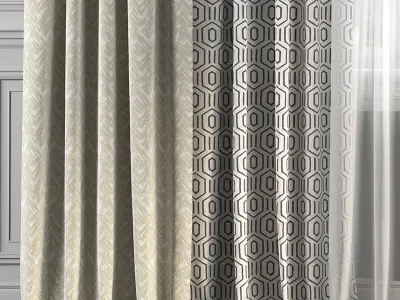 Curtain Set 167 3D model