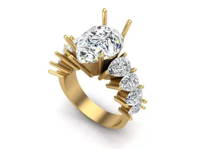 Jewelry ring 235 3D print model purchase