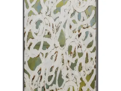 Abstract Painting Frame set 3D model 680
