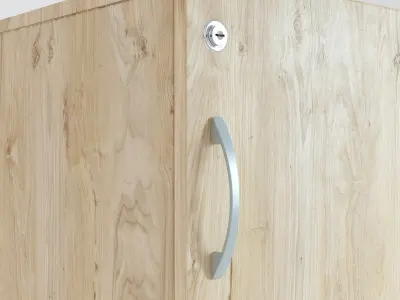 Wooden Cabinet 8 3D model