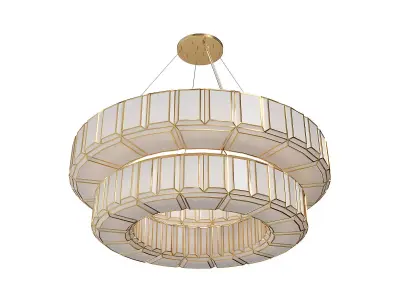 Belmont 28 Light 48 Inch Chandelier 3D model