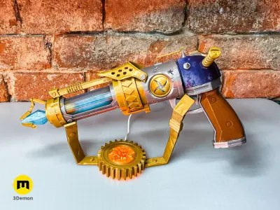 Jinx Pistol Stand Free 3D print model