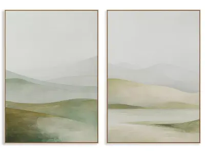 Abstract Painting Frame set 3D model 857