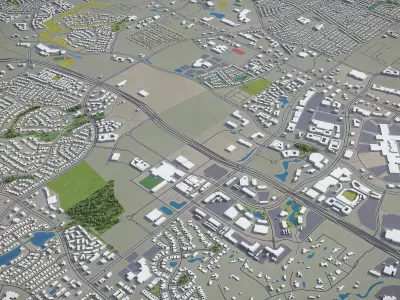 Frisco Low-poly 3D model