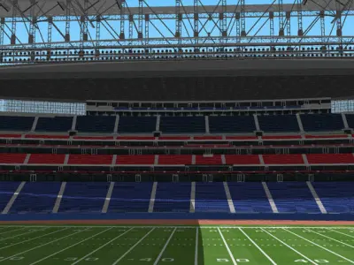 NRG Stadium - Houston Low-poly 3D model