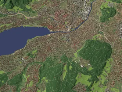 Zurich Switzerland - city and urban