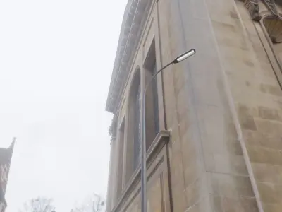 Street Light 11 version 13 6m with pole 1 Low-poly 3D model