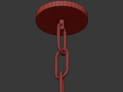 Abercorn Pendant Semi Flush 3D model