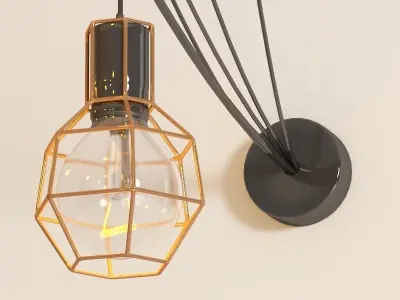 Spider Ceiling Lamp 3D model