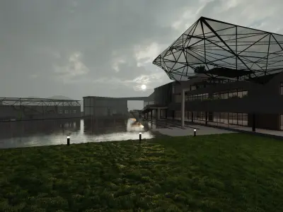 Mixed School Campus Project 3D model