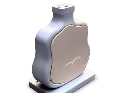 Cybernetic Organism Anatomy Model Low-poly 3D model