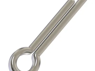 Steel Cotter Pin 3D print model