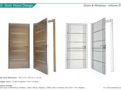 Doors and Windows Collection 3D model