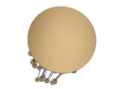 Pearl Round Chandelier 175in 3D model