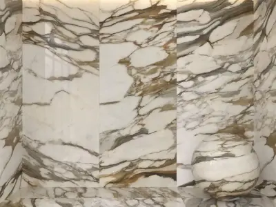 Calacatta borghini marble 3D model