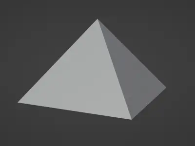Egyptian Pyramid Free low-poly 3D model purchase