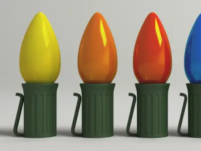 Christmas Lights 3D model