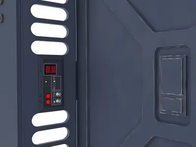 Scarif Hallway Door 1-12 scale Blackseries 3D print model