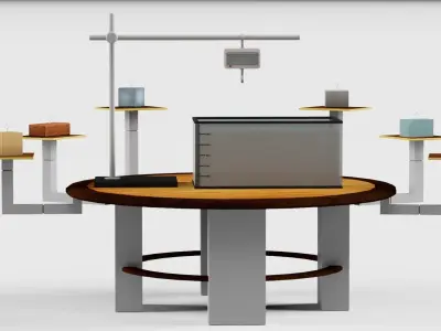 A chimed Principle Low-poly 3D model