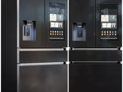 samsung kitchen appliance 03 Low-poly 3D model