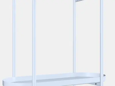 OLIVBLAD Plant stand 3 Low-poly 3D model