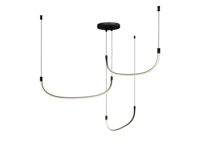 Kuzco Lighting Talis Multi Light Pendant 3D model