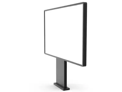 Billboard 19 3D model