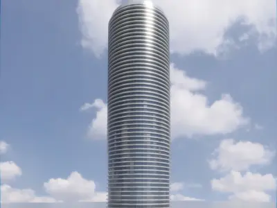 Parametric Building 1b3 3D model