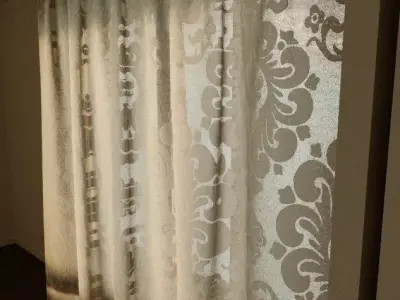 Luxury Classic Ornamental Curtain 3D model