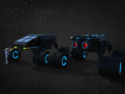 Rover Land Crusher 3D model