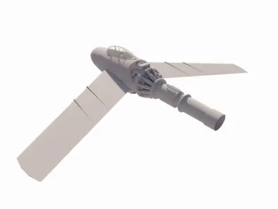 Spaceship-spacecraft-55 3D model