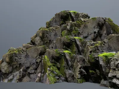 Mountain Low-poly 3D model buy