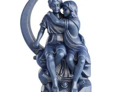 love statue 3D model
