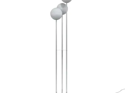 Cher - Triple floor lamp Low-poly 3D model
