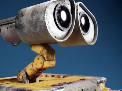 WALL-E 3D model high quality textures 3D model