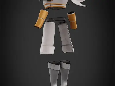 Konosuba Darkness Adamantite Armor for Cosplay 3D print model