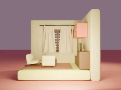 small room Free 3D model