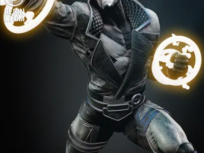 Wicked Marvel Havok Sculpture  3D print model