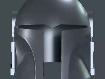 Mandalorian helmet star wars 3D print model
