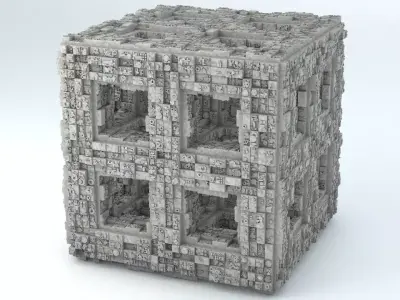 Sci-Fi Shapes - The Quadron 3D model