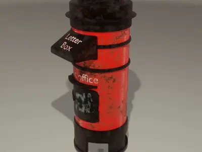 Post Box 3D model