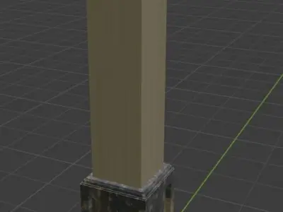 Architectural Column 3D model