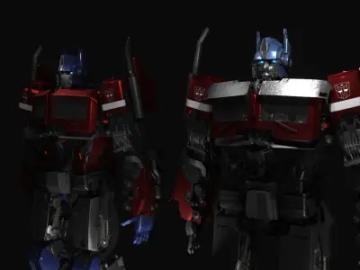 Optimus Prime Knightverse Bundle 3D model