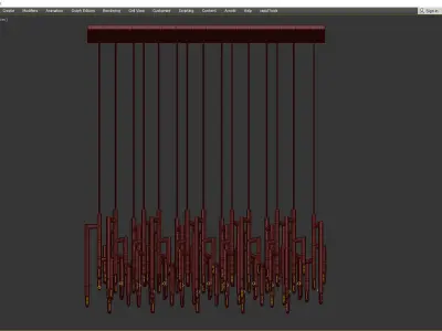 Kebo tube brass 3D model