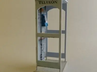 Telephone Booth 3D model