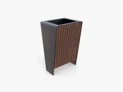 Trash can v7 3D model